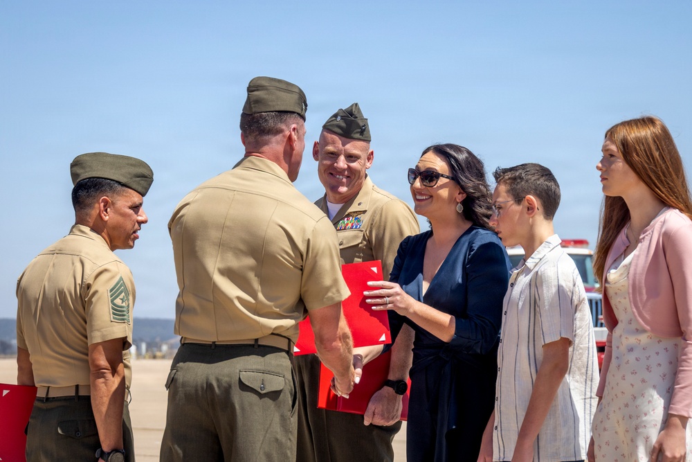 Lt. Col. Wilbur Oles’s Retirement Ceremony