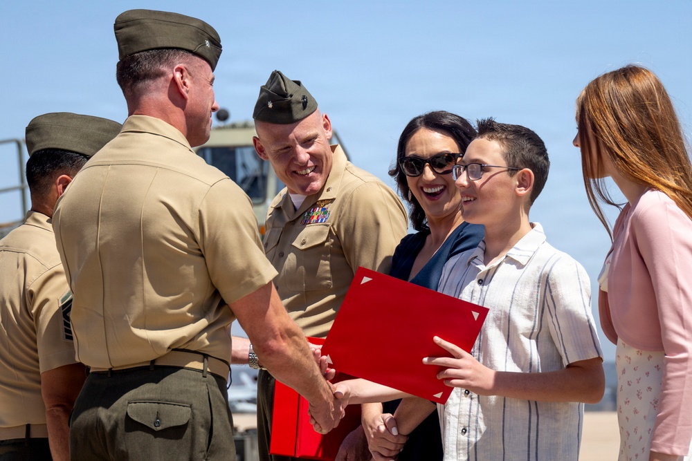 Lt. Col. Wilbur Oles’s Retirement Ceremony