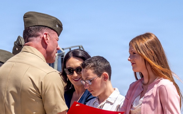 Lt. Col. Wilbur Oles’s Retirement Ceremony
