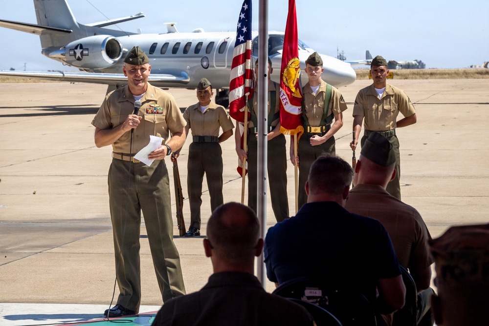 Lt. Col. Wilbur Oles’s Retirement Ceremony