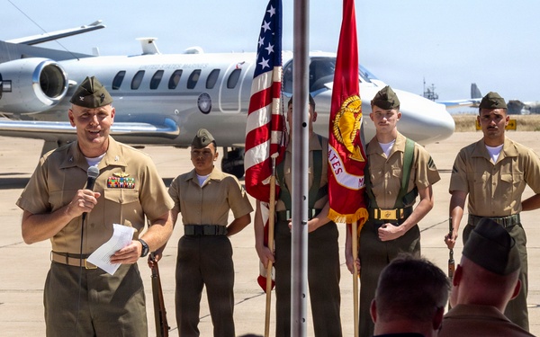 Lt. Col. Wilbur Oles’s Retirement Ceremony