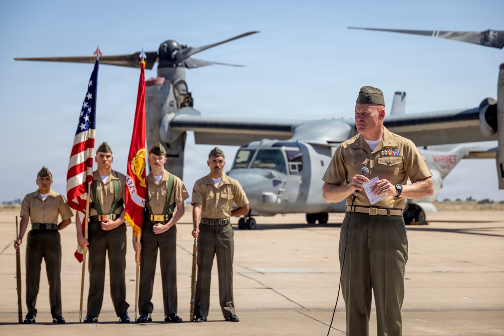 Lt. Col. Wilbur Oles’s Retirement Ceremony