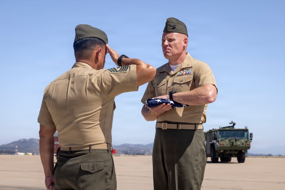 Lt. Col. Wilbur Oles’s Retirement Ceremony