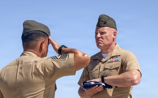 Lt. Col. Wilbur Oles’s Retirement Ceremony