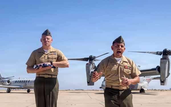 Lt. Col. Wilbur Oles’s Retirement Ceremony
