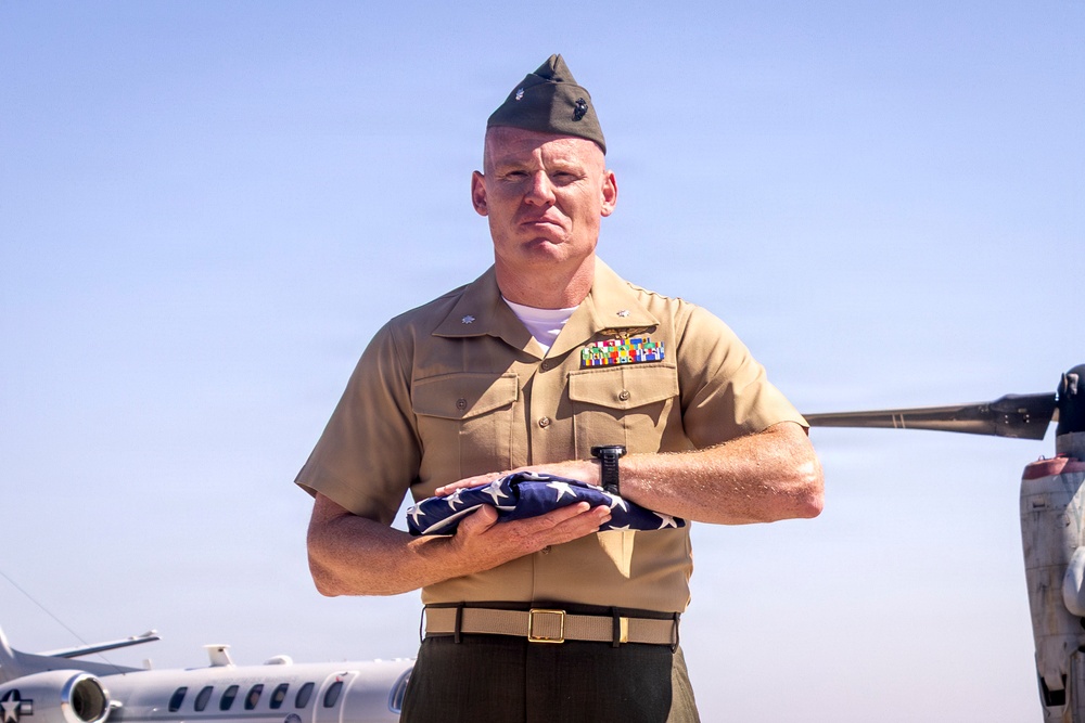 Lt. Col. Wilbur Oles’s Retirement Ceremony