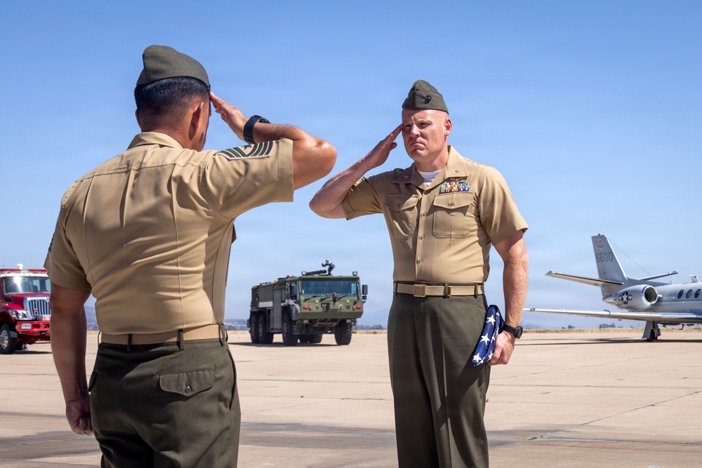 Lt. Col. Wilbur Oles’s Retirement Ceremony