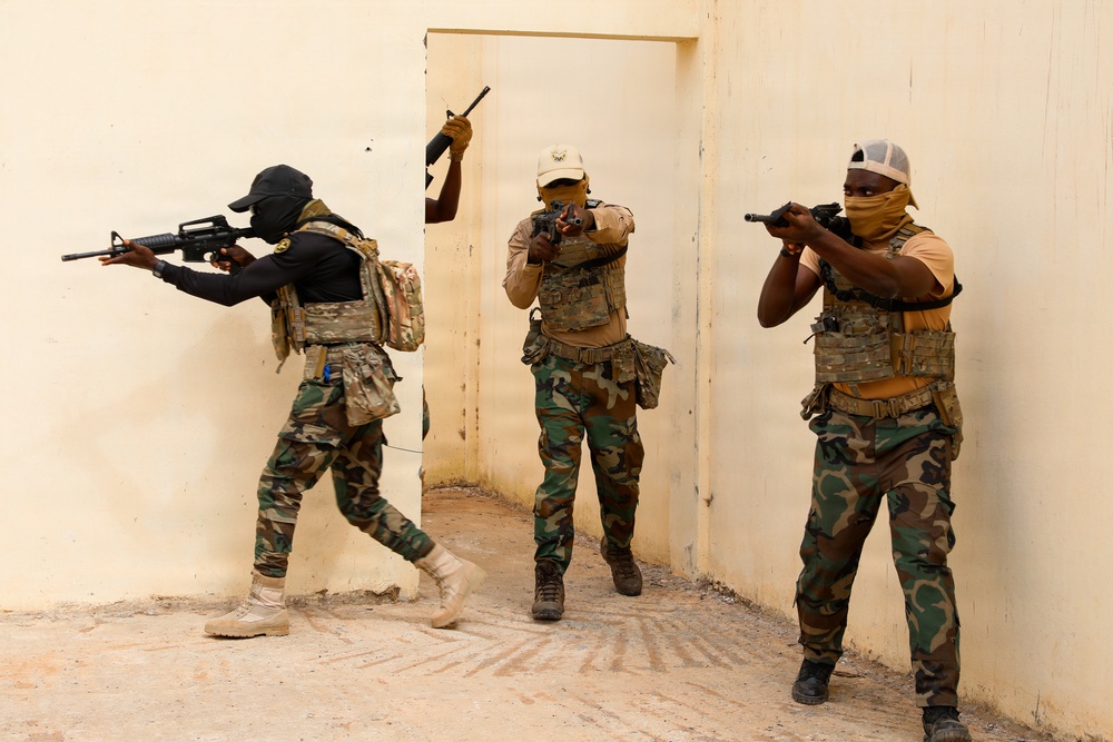 Multinational special forces conduct African Lion 26 close-quarters battle training