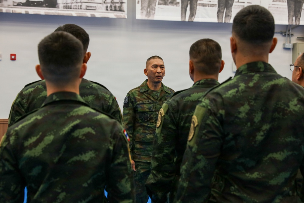 Royal Thai Armed Forces RAdm. Chanate Singhachan Visits United Nations Command