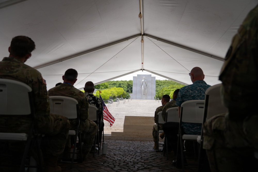 LANPAC 2026 Participants Visit National Memorial Cemetery of the Pacific