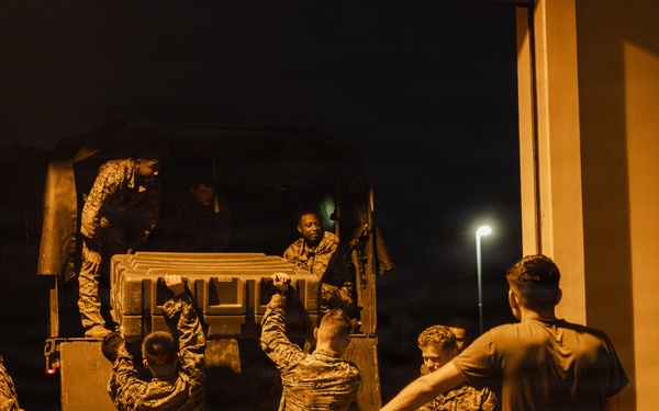 Kaiju Rain 26: 7th Communication Battalion Marines establish field communications