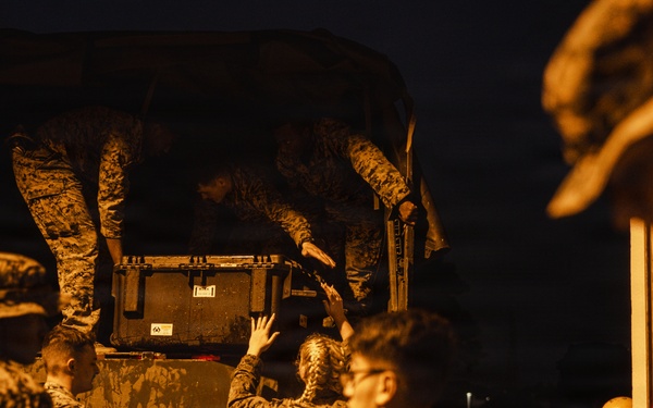 Kaiju Rain 26: 7th Communication Battalion Marines establish field communications