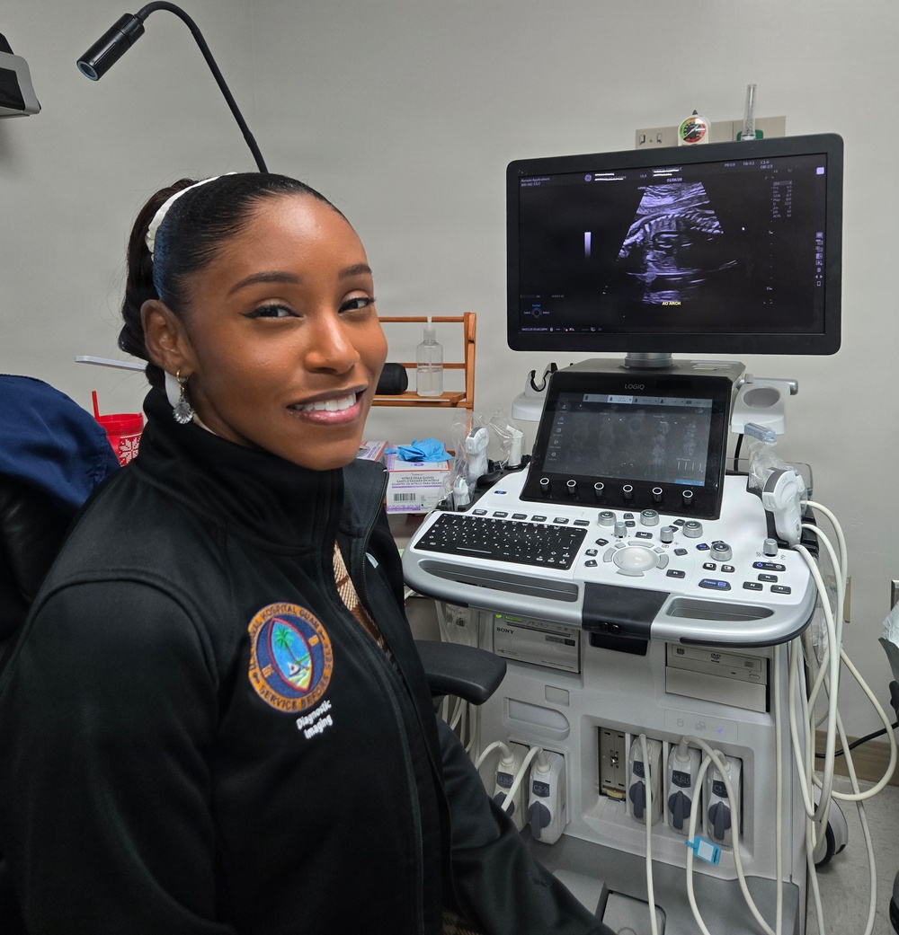 USNH Guam Hospital Corpsman hones advanced ultrasound and maternal-fetal assessment skills during hands-on training