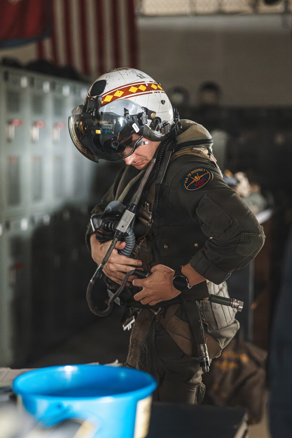 1 MEF Deputy Commanding General flies with VMFA-323 Death Rattlers