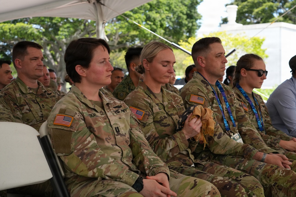 LANPAC Participants Reflect on Service and Sacrifice at Punchbowl