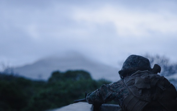 Kaiju Rain 26: 7th Communication Battalion Marines establish security