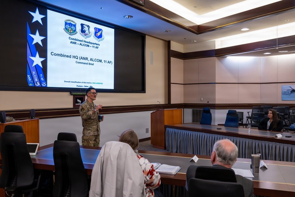 Business Executives for National Security visit JBER