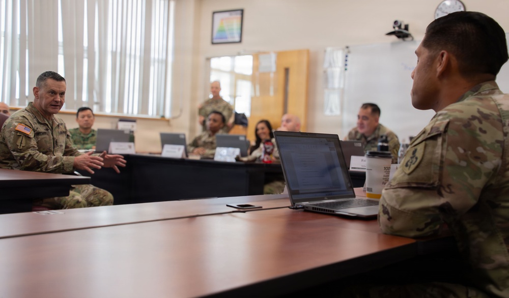 SMA Weimer Engages Future Leaders at the U.S. Army NCO Academy
