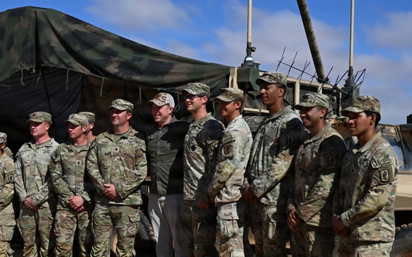 Hon. Dan Driscoll, 26th Secretary of the Army, meets Soldiers, observes emerging technology during African Lion 26 field training exercise