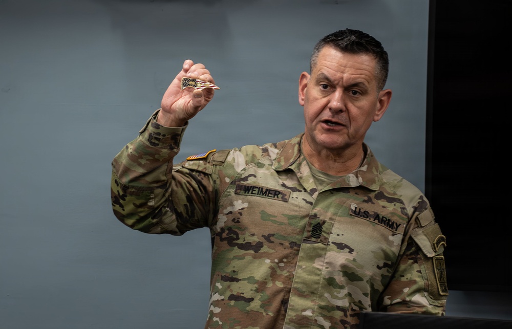 SMA Weimer Engages Future Leaders at the U.S. Army NCO Academy