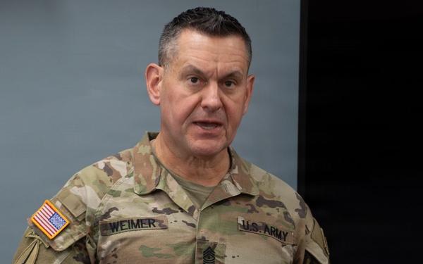 SMA Weimer Engages Future Leaders at the U.S. Army NCO Academy