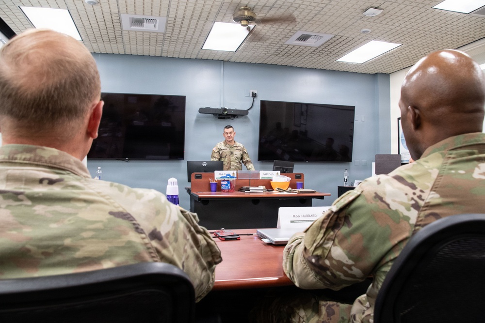 SMA Weimer Engages Future Leaders at the U.S. Army NCO Academy