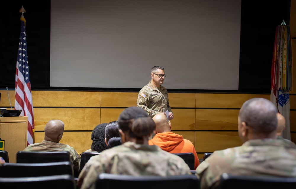 SMA Weimer Engages Future Leaders at the U.S. Army NCO Academy