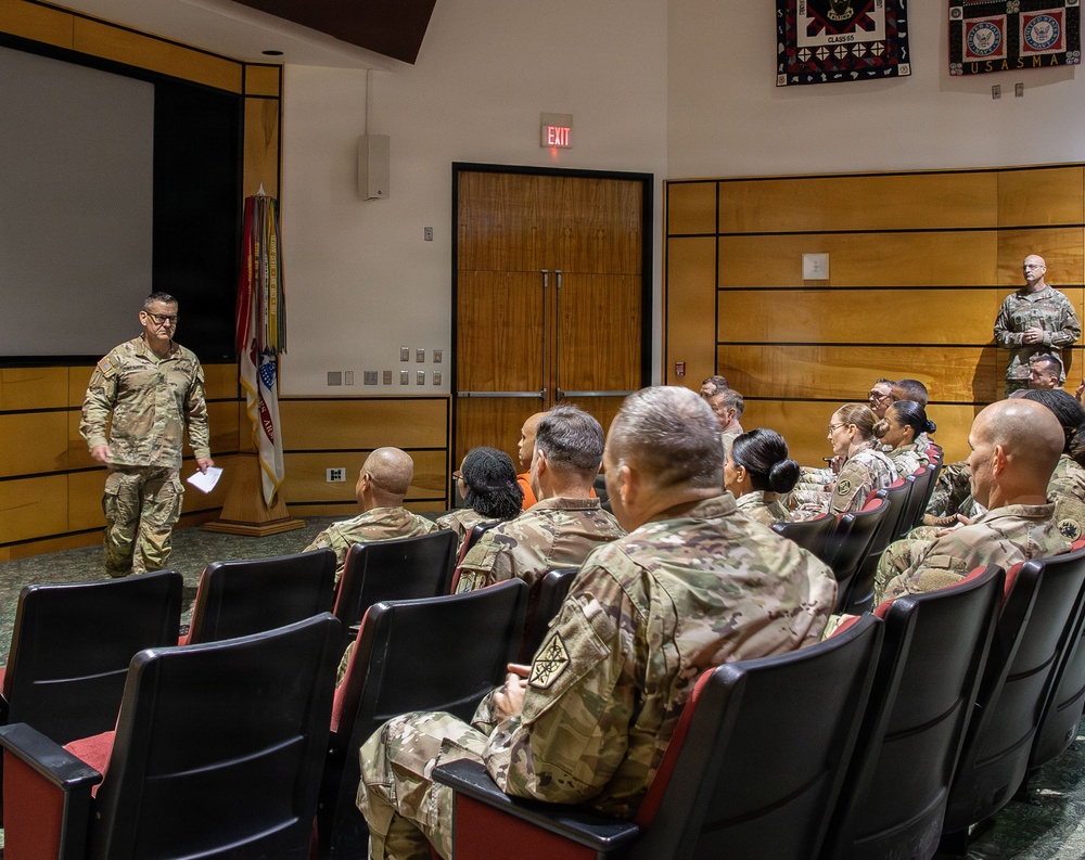SMA Weimer Engages Future Leaders at the U.S. Army NCO Academy