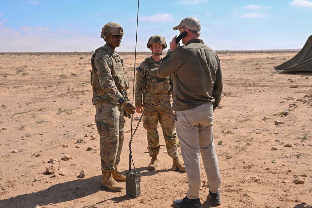 Hon. Dan Driscoll, 26th Secretary of the Army, meets Soldiers, observes emerging technology during African Lion 26 field training exercise