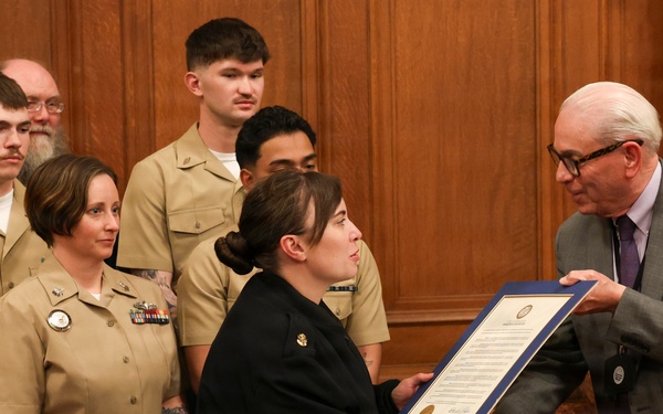 Cleveland City Council Recognizes Future USS Cleveland Crew