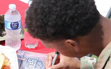 Best Redleg Competitors from 1st Armored Division Artillery during the Opening Ceremony of the 2026 Best Redleg Competition in Fort Sill, Oklahoma