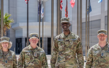 S4S' LTG Bythewood hosts Brig. Gen. Jacob Middleton, USSPACEFOR-EURAF commander