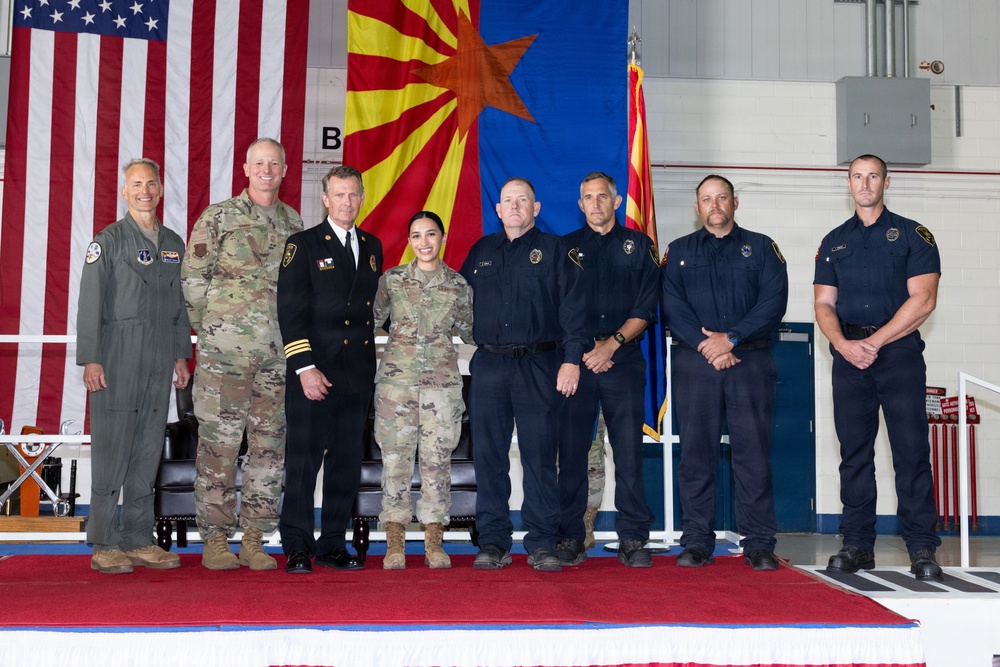 Off-duty 162 Wing medic recognized for lifesaving actions at crash scene