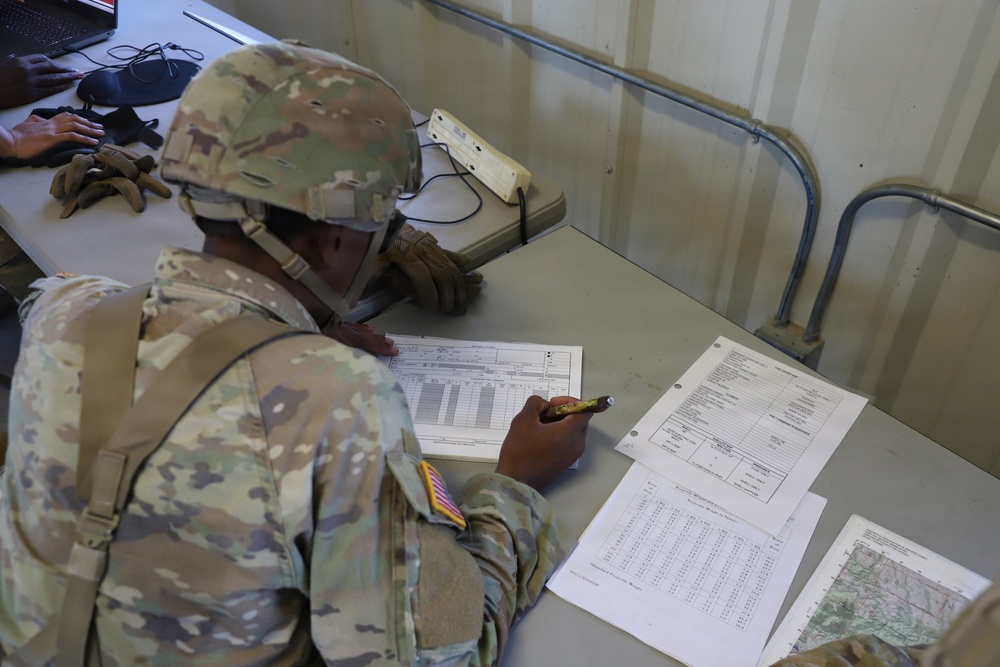 13J Best Redleg Competitors from 1st Armored Division Artillery compete in MOS specific lanes during the 2026 Best Redleg Competition at Fort Sill, Oklahoma