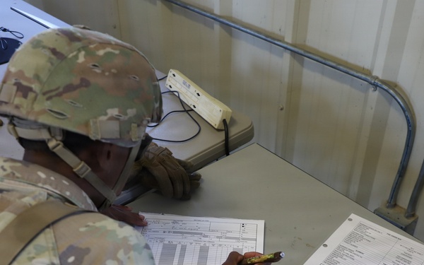 13J Best Redleg Competitors from 1st Armored Division Artillery compete in MOS specific lanes during the 2026 Best Redleg Competition at Fort Sill, Oklahoma