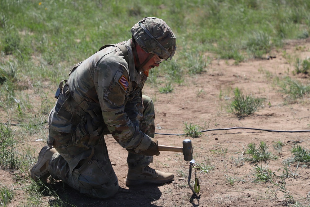 13J Best Redleg Competitors from 1st Armored Division Artillery compete in MOS specific lanes during the 2026 Best Redleg Competition at Fort Sill, Oklahoma