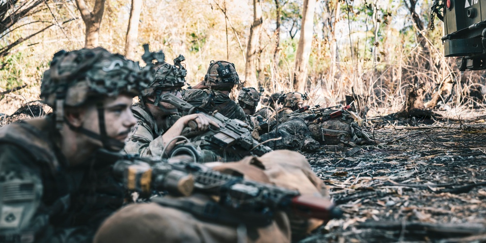 Salaknib 2026: 2-27 Infantry begins the advance at  JPMRC-X