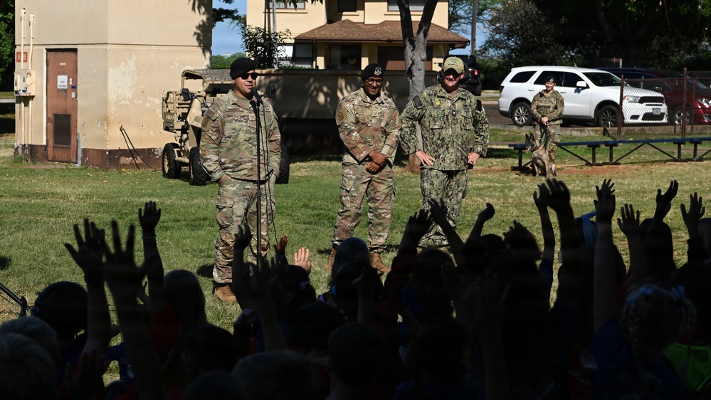 2026 Police Week Hickam Elementary K9 Demo