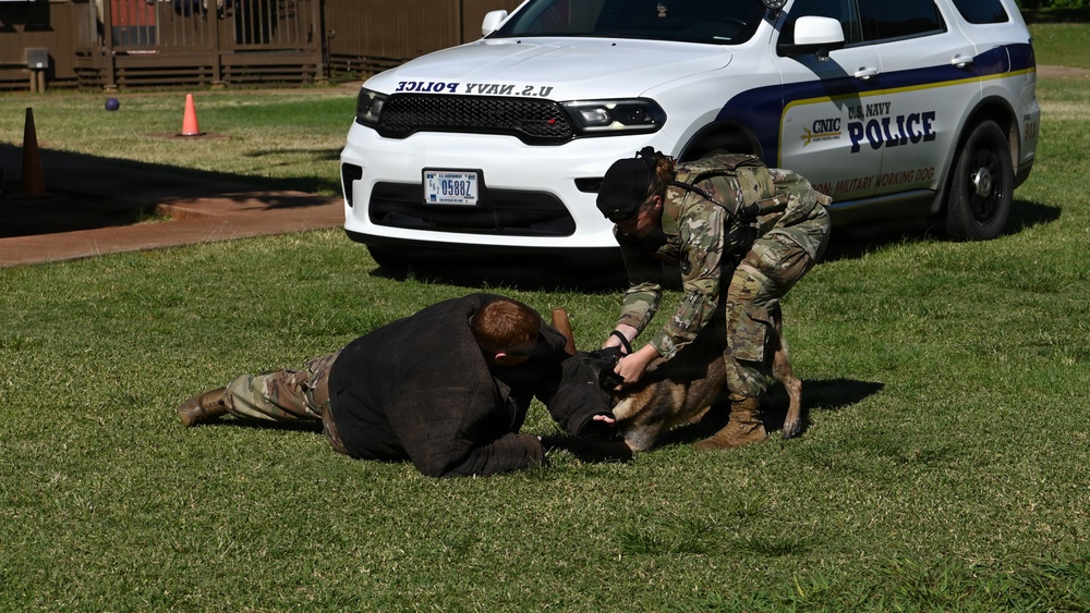 2026 Police Week Hickam Elementary K9 Demo