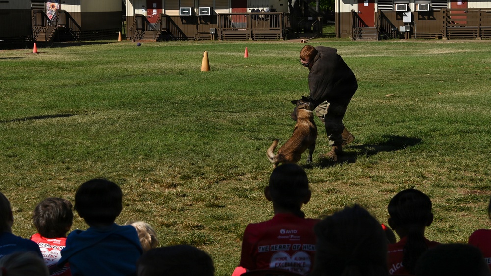 2026 Police Week Hickam Elementary K9 Demo