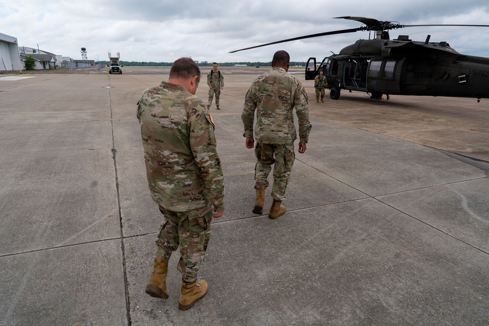 USTRANSCOM Commander Visit Port of Gulfport