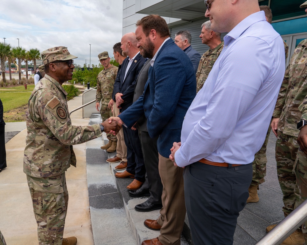 USTRANSCOM Commander Visit Port of Gulfport