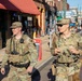 Tennessee National Guard Soldiers assigned to the Memphis Safe Task Force conduct a safety patrol of Beale Street