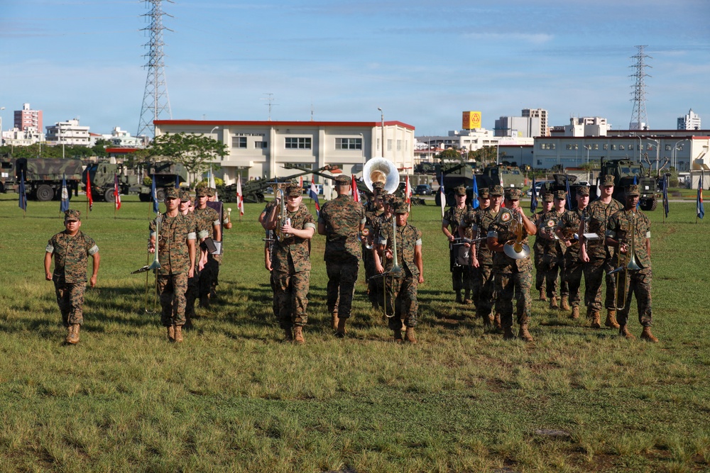 U.S. Marines With 3rd Battalion, 12th Marine Regiment Participate in a Change of Command Ceremony