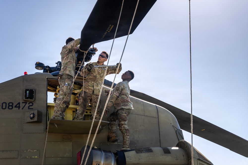 Salaknib 2026: Task Force Saber conducts CH-47 Chinook Maintenance