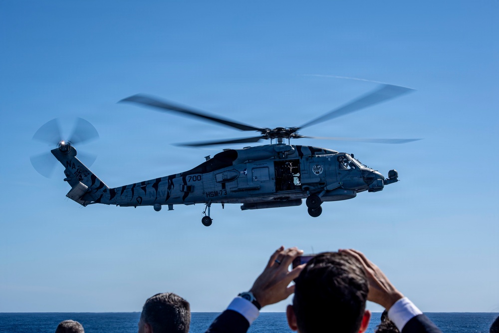 Nimitz Hosts Brazilian Distinguished Visitors