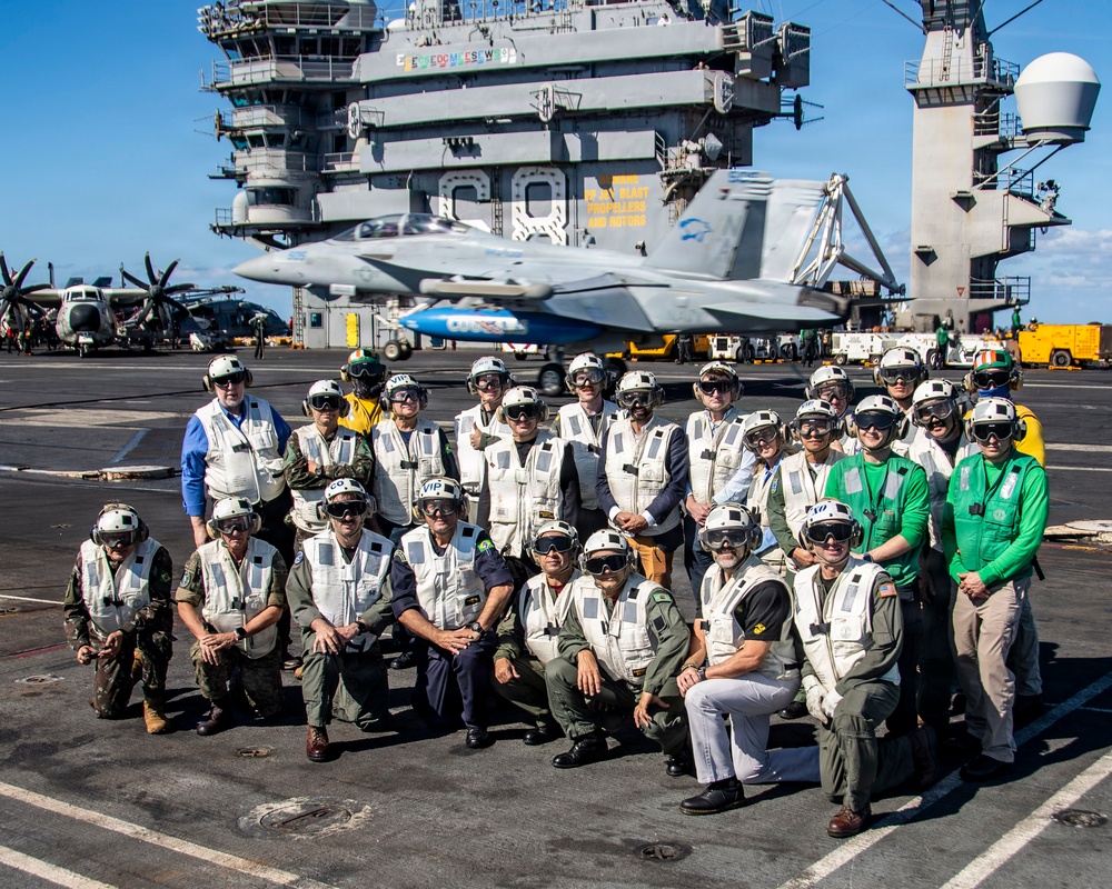 Nimitz Hosts Brazilian Distinguished Visitors
