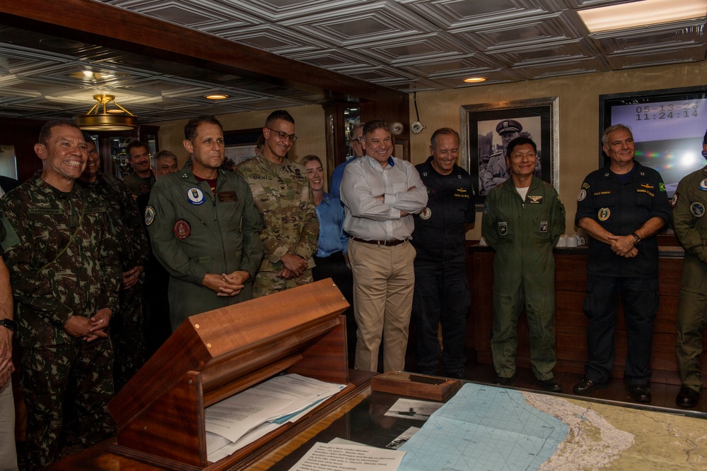 Nimitz Hosts Brazilian Distinguished Visitors