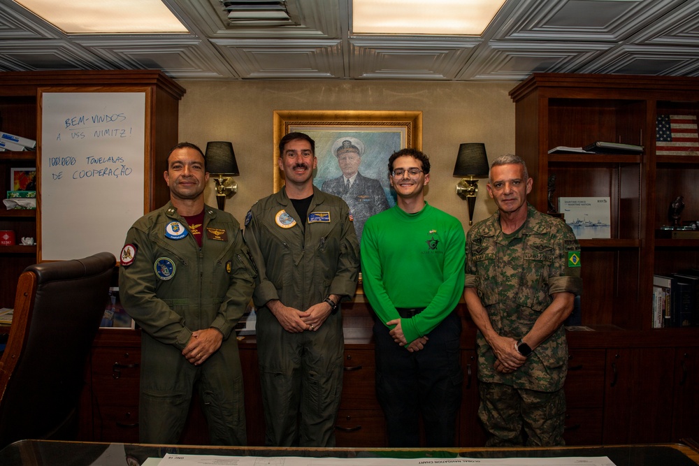 Nimitz Hosts Brazilian Distinguished Visitors