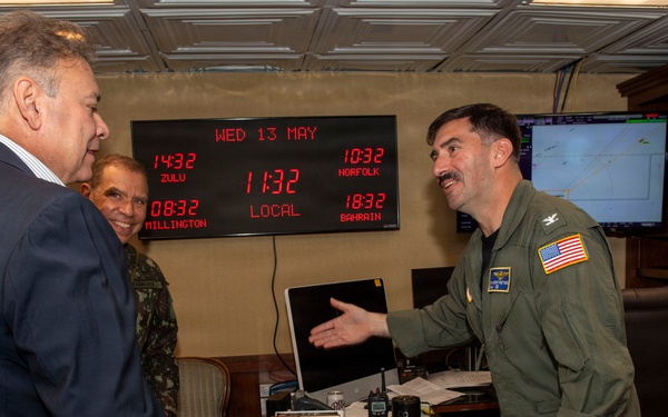 Nimitz Hosts Brazilian Distinguished Visitors